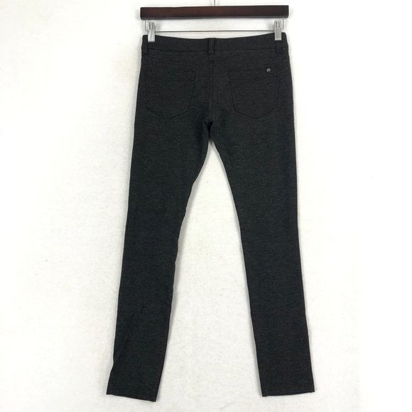Black Hearts Brigade Women's Size 27 Grey Ponte Knit Stretch Skinny Pants - Picture 2 of 11